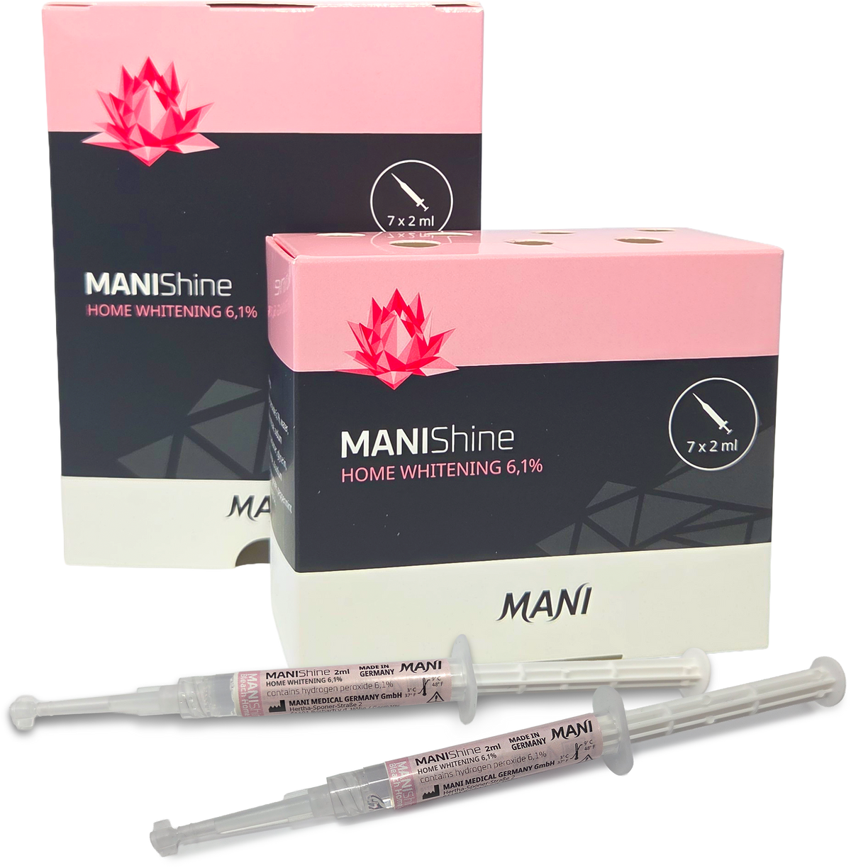 MANIShine Bleach Home 6,1 % | Professionelles Home Bleaching